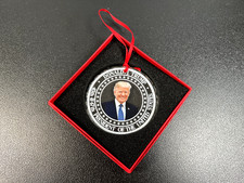Trump Christmas Ornaments 2025 - Donald Trump Crystal Ornament Tree
