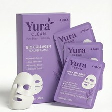 Yura Clean Collagen Face Mask   Korean Overni...