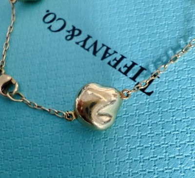 Tiffany & Co. 18k Yellow Gold Elsa Peretti 5 Beans Charm Bead Ball