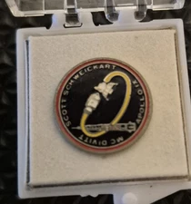NASA Apollo 9 mission lapel pin. 