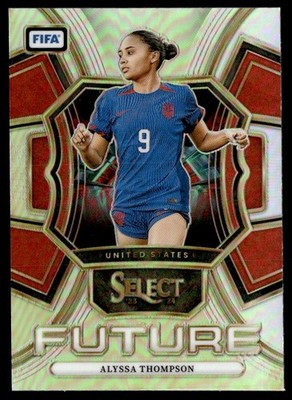2023 Panini Select FIFA Future Silver Alyssa Thompson #24 O