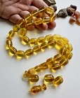 Big Egg Yolk Natural Baltic Amber 88g. Islamic Prayer Rosary 33 Beads Tasbih