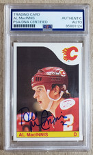 Al MacInnis Signed 1985-86 O-Pee-Chee PSA/DNA Certified Auto RC Calgary Flames
