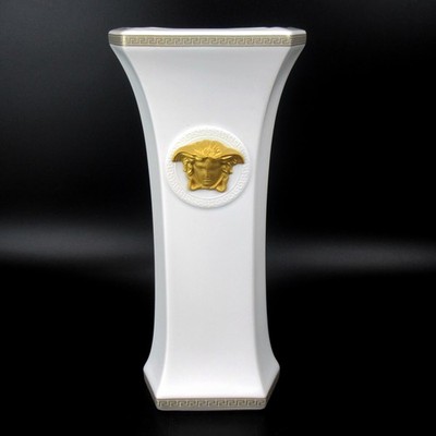 Rosenthal Versace Porzellan Vase Serie Gorgona Medusa 1. Wahl 25,5cm OVP