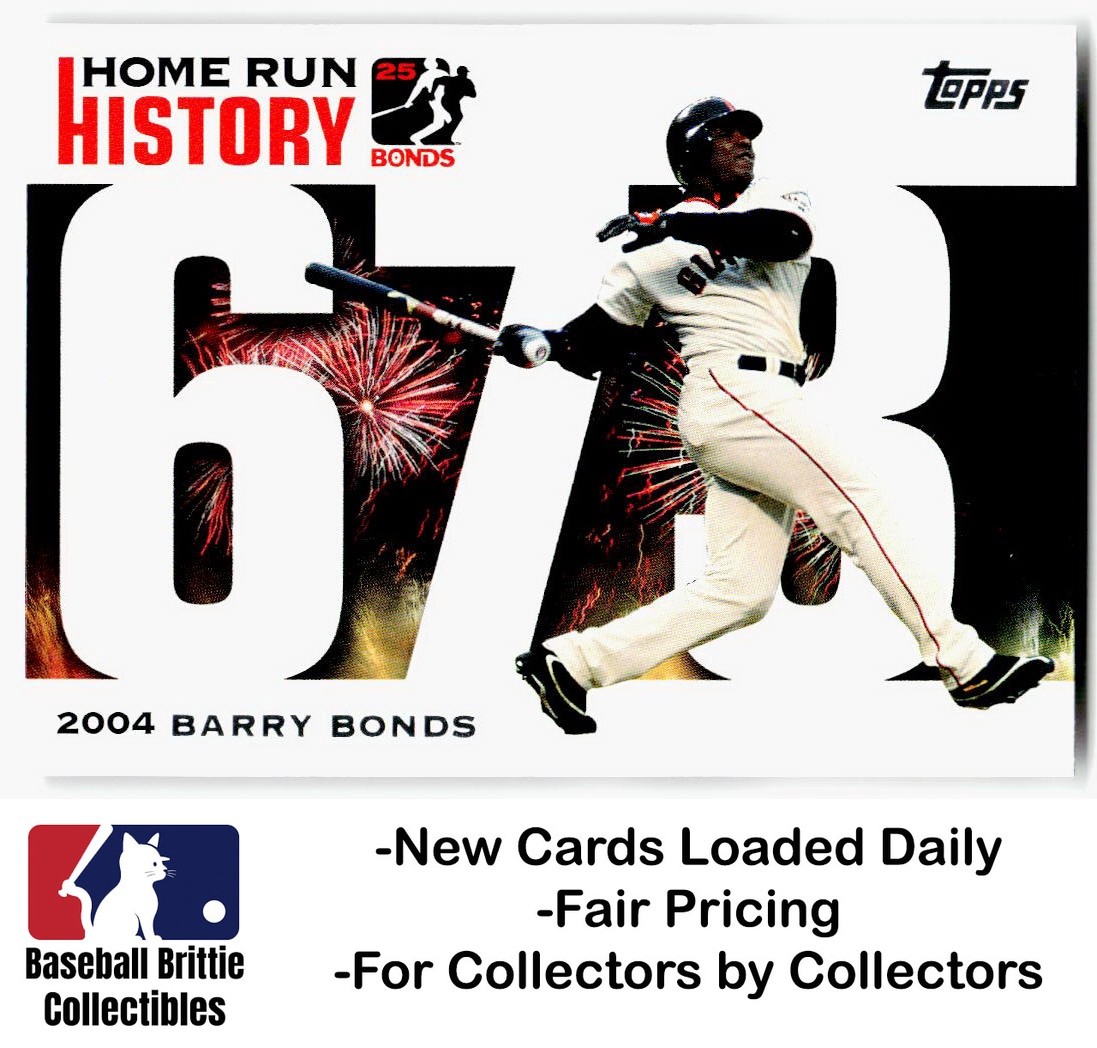 2006 Topps #BB 673 Barry Bonds Barry Bonds Home Run History San Francisco Giants