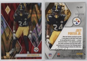 2023 Panini Phoenix Rookies Red Seismic /199 Joey Porter Jr #157 Rookie RC