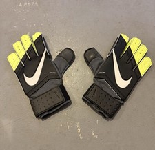 Nike Adult Unisex GK Vapor Grip3 Size 9 Black Yellow Goalkeeper Gloves Soccer