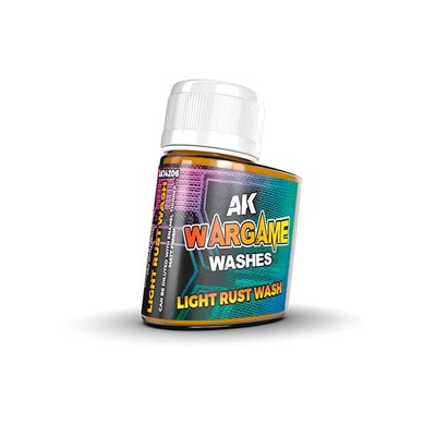 AK INTERACTIVE 14206 Enamel WARGAME Wash: Light Rust Wash 35ml