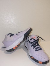 Under Armour Kids Youth Basketball High Top Shoes Sneakers 7Y Purple Unisex