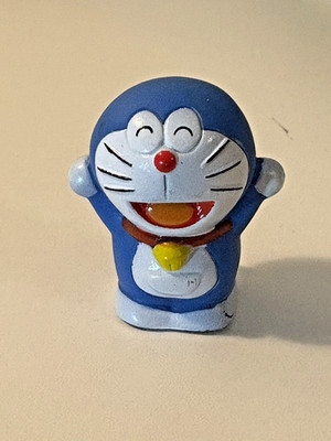 Vtg Doraemon Japanese Anime 1.5'' PVC Figure 1970 Fujiko-Pro
