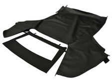 Fits 1964-1966 Ford Thunderbird Soft Top Pinpoint Black Plwindow Fits 1964-1966 Ford Thunderbird Soft Top Pinpoint Black Plwindow