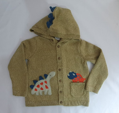 Next Dinosaurier Kapuzen-Strickjacke Jungen Alter 1 1/2-2 Jahre