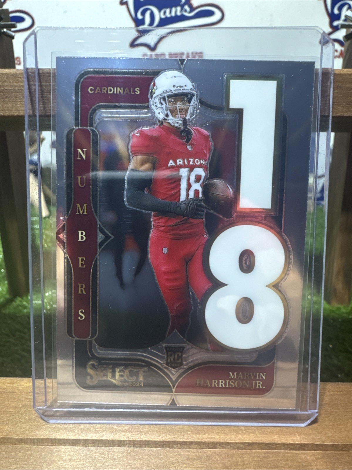 Marvin Harrison Jr 2024 Panini Select Numbers Rookie - Cardinals RC