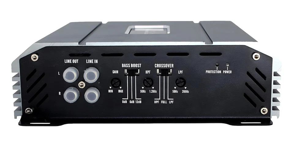 X11000.1 Mono Amplificatore Auto Subwoofer Monocanale 1500W, Bass Boost 0-12 Db, - Immagine 3 di 4