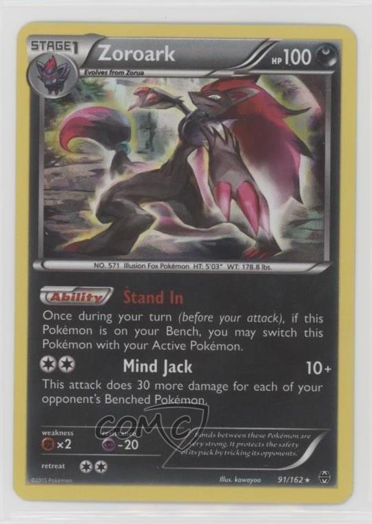 Zoroark Holo Pokémon XY BREAKthrough #91