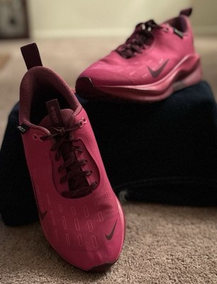 NIKE REACTX INFINITY RUN 4 GORE-TEX FB2197-600 WOMENS 9 PINK SHOES SNEAKERS