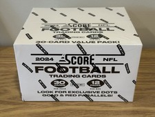 2024 Panini Score Football HUGE Jumbo Fat Cello Factory Sealed Box - 360 cards!