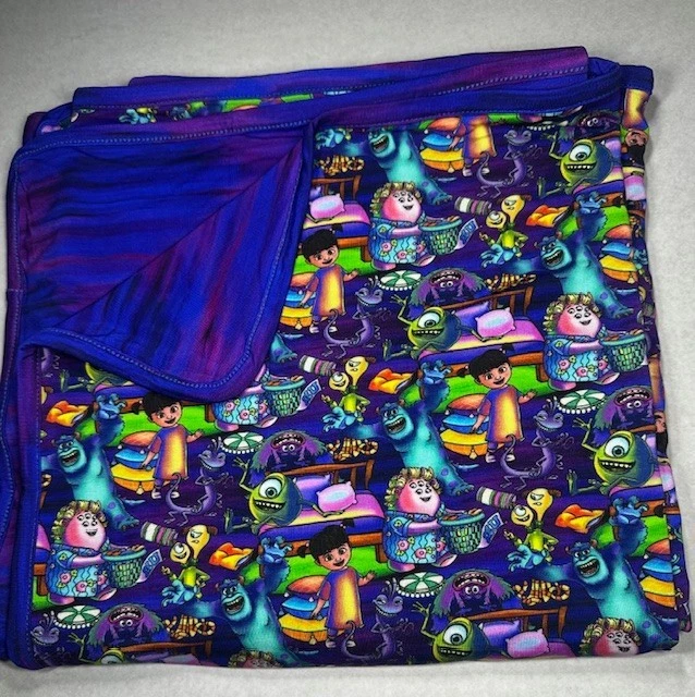 Manta de bambú de doble capa Monsters Inc nueva en caja + pijamas de 12 m Foto 4 de 4