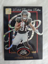 2025 Donruss Football Jayden Higgins Rated Rookie Retro #8 Texans RC