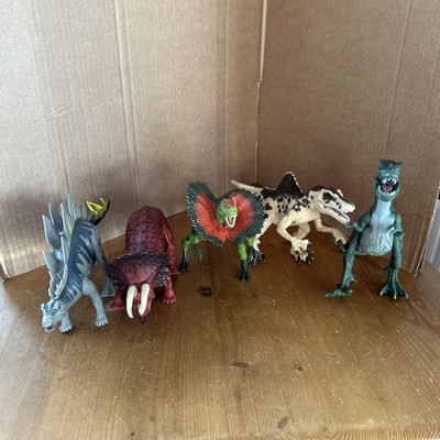 Kid Galaxy Poseable Dinosaurs with Lights & Sounds Bundle 5 Dinos (p1)