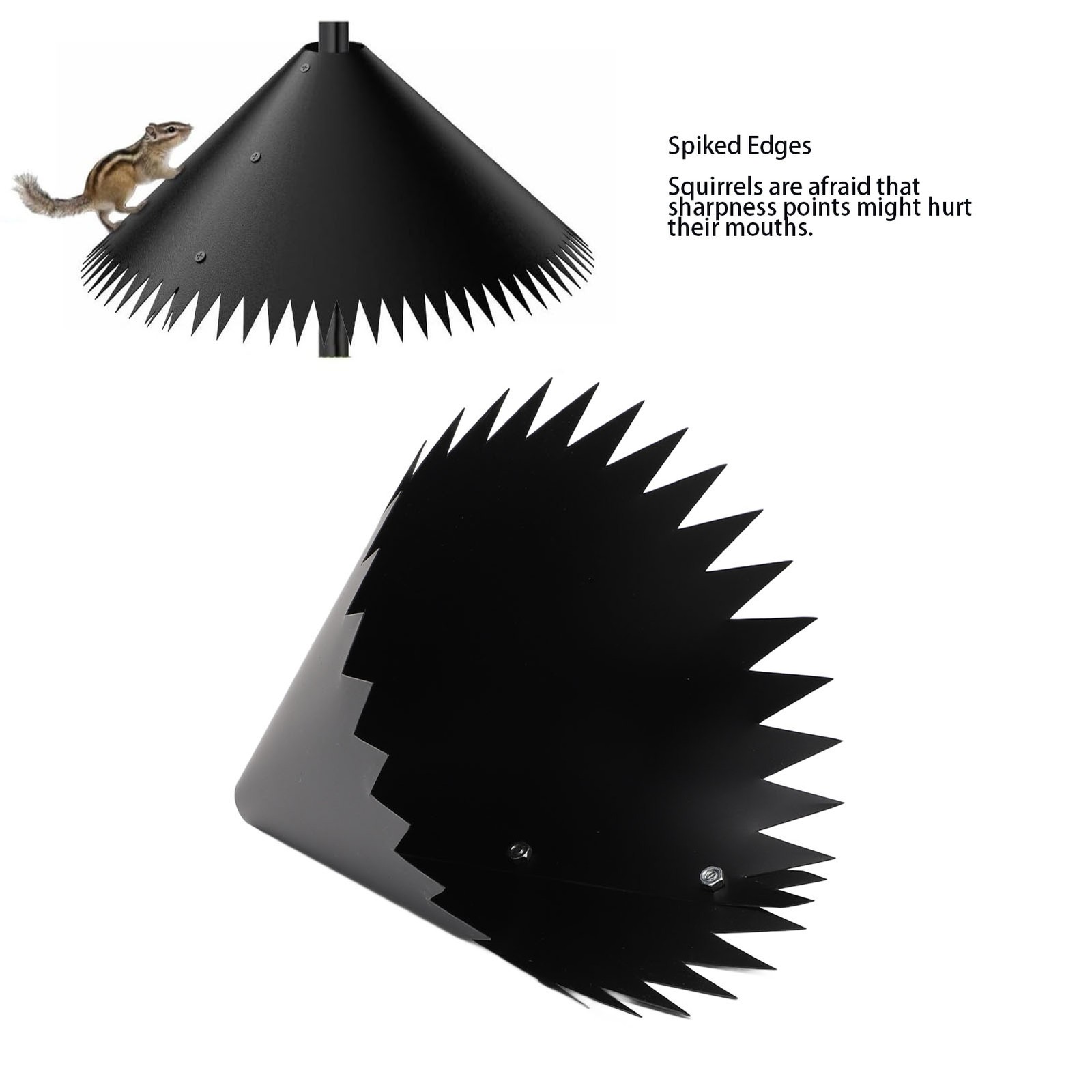 »Squirrel Proof Baffle Squirrel Guard Stopper PVC For Bird Feeder Pole