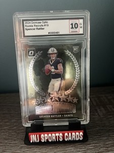 2024 Panini Donruss Optic Spencer Rattler Rookie Recruits RC #19 Saints