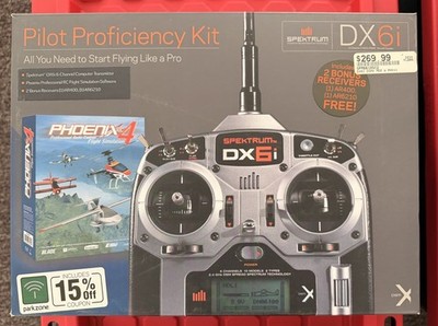 Spectrum DX6i 6-Channel 10-Model 2.4GHz Pilot Proficiency Flight Simulator