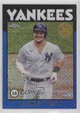 2021 Topps Silver Pack Series 2 1986 Chrome Baseball Blue 31/150 Luke Voit uk2