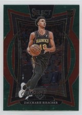 2024-25 Panini Select Concourse Green Stars Prizm Zaccharie Risacher #86 18fx