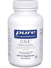 Pure Encapsulations O.N.E. Multivitamin – 120 Capsules. Exp 03/2028