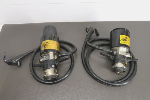 (2) Vintage Keg Beer Tap Pump Kegerator Dispenser Johnson Enterprises - As Is**