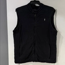 Polo Ralph Lauren Black Vest Size Large