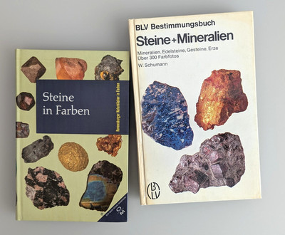 Dr. Walter Schumann: Steine und Mineralien BLV Bestimmungsbuch + Steine in Farbe
