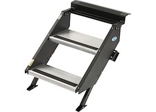MORryde STP-202 StepAbove RV Entry Step (Gen 2) 2 Step for 26”-28” Doors, 9”Rise