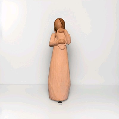 Willow Tree  Angel of Mine  DEMDACO 2003 by Susan Lordi Baby Mother Figurine, 8''