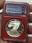 1989-S $1 American Silver Eagle Proof Coin NGC PF69 Red Core Golden Gate Label