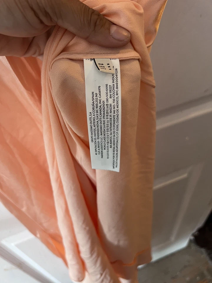 Massimo Dutti Maxi Dress Size Médium Feminine viscoce Dress - Image 2 of 4