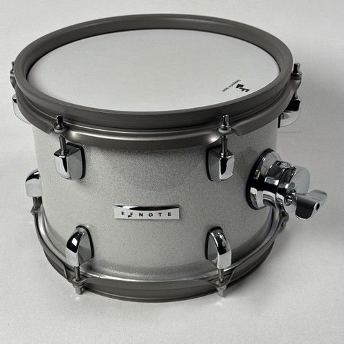 EFNOTE 5 Rack Tom 10x7 Electronic Drum Pad EFD-T1070 White Sparkle Tested Works