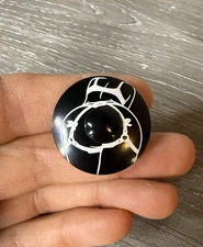 Hot Girl Butt Bike Stem Top Cap 1 1/8" Black Thick Booty with Bolt and Plug