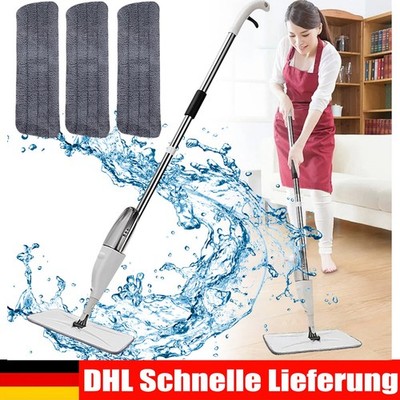 Wischer Mit Sprühfunktion Spray Mop Schnelle Bodenwischer 350ML Wassertank Boden
