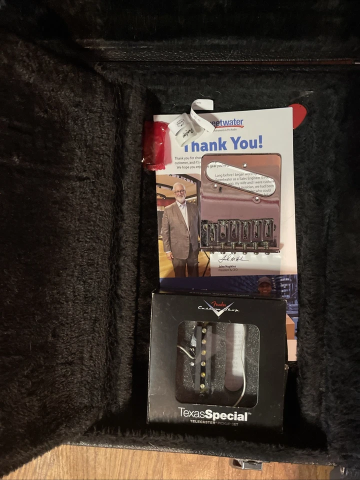 RARO 2013 Fender Telecaster con estuche Gator, hecho en México, naranja llama TX SPL Foto 3 de 4