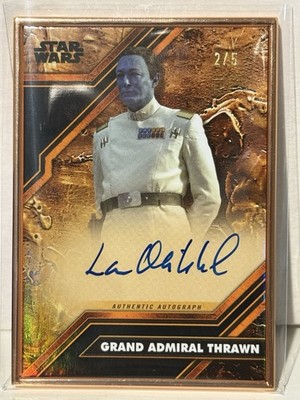 Grand Admiral Thrawn Cortosis Auto 2/5 No Dents ! Topps 2026 Smugglers Outpost