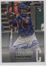 2018 Topps Stadium Club Auto Black Foil 13/25 Tomas Nido #SCA-TN Auto 14mg