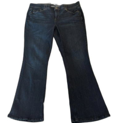 Wit & Wisdom Brittany Mid-Rise Baby Boot Jeans LAD1241MQ Stretch Denim 20W