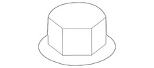 Genuine Honda Lower Control Arm Lock Nut 90213-TBA-A00