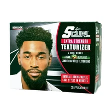 Luster's Scurl Extra Strength Texturizer Argan/Olive Oils 2 Applications Kit NEW