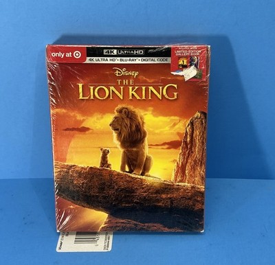Lion King (2019) 4K UHD/Blu-ray/Digital Digipack Target USA w/ Storybook