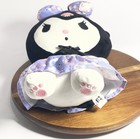 Sanrio Kuromi plush stuffed animal with black and purple dress — photo 8