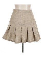 NWT Kendall & Kylie Women Brown Casual Skirt L