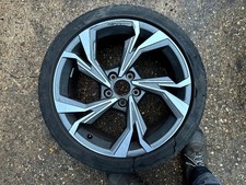 1x Genuine Audi A3 8Y 18" Diamond Cut Alloy Wheel 8Jx18 8Y0601025H DAMAGED